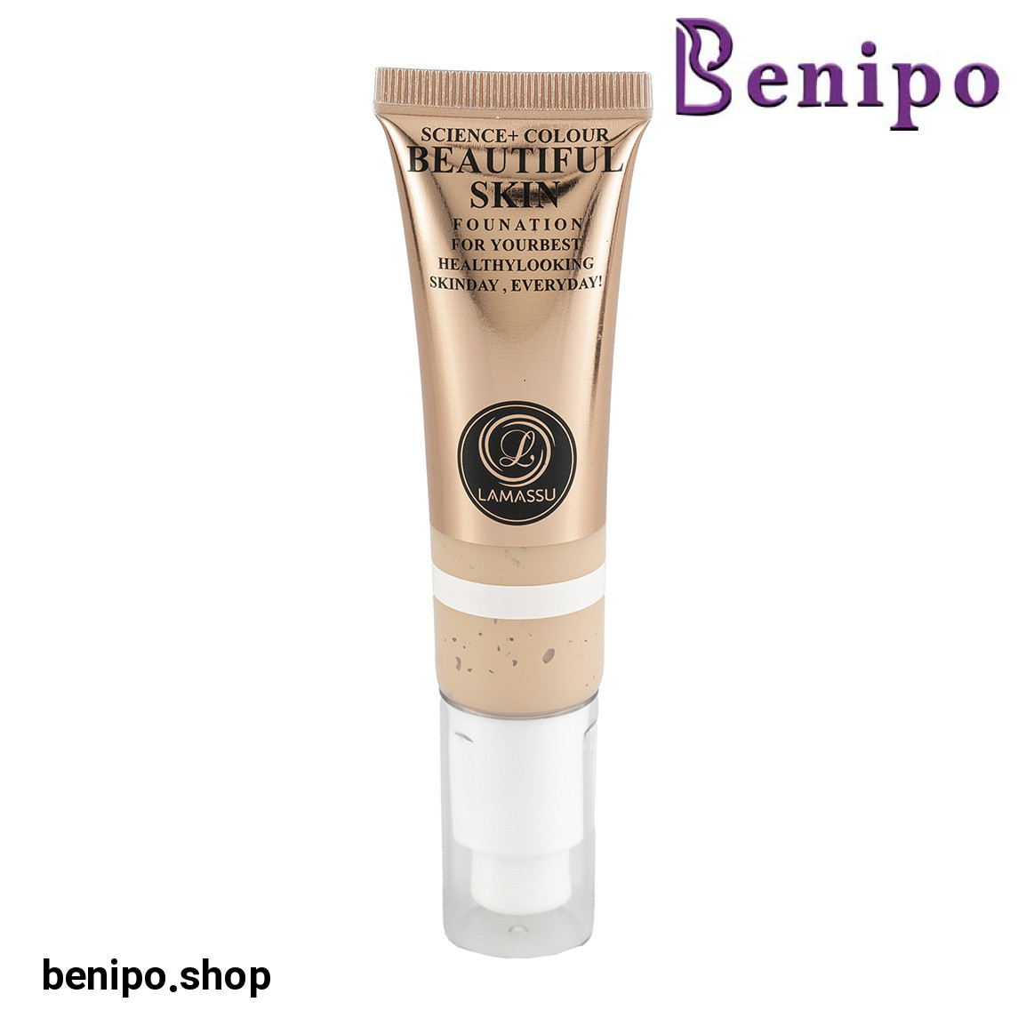 کرم پودر تیوپی دارای SPF30 حاوی روغن آرگان و آلوئه ورا وزن 35 گرم