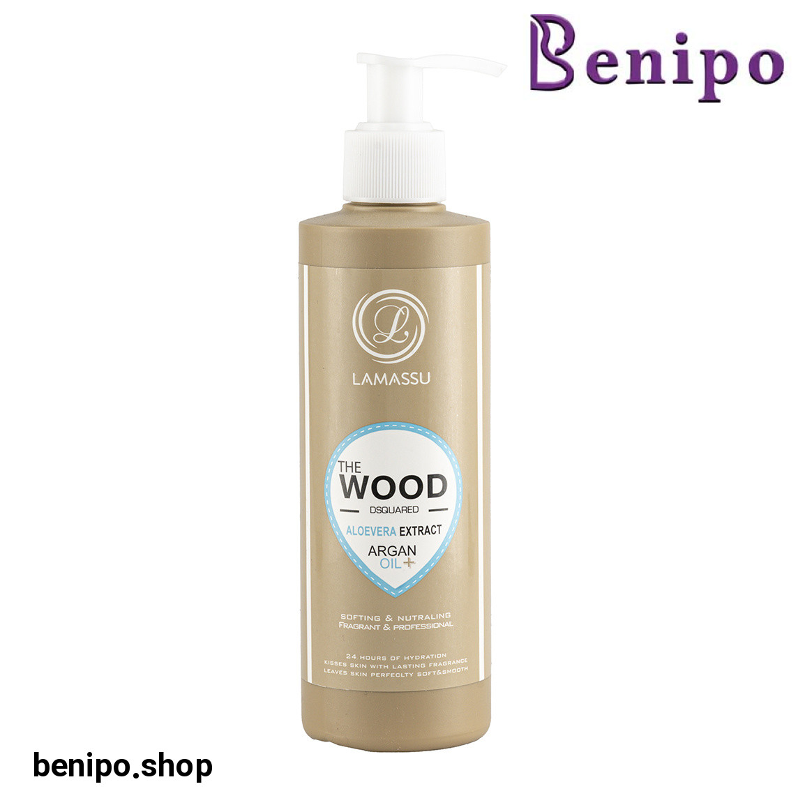 کرم آبرسان مدل Wood حجم 250 میلی لیتر