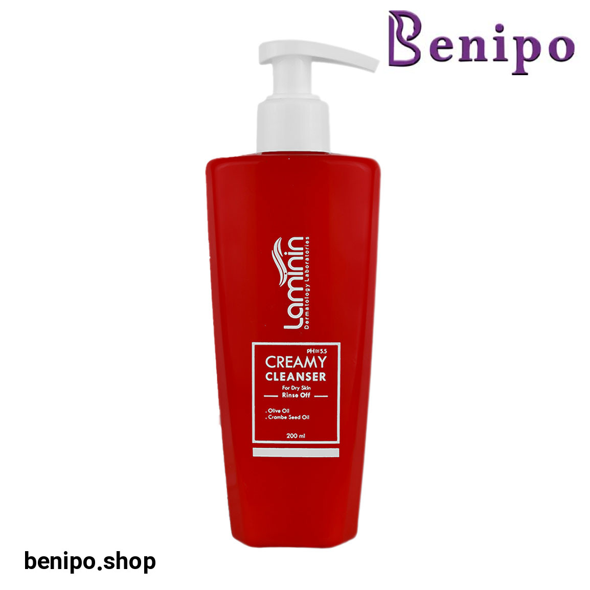 ژل کرم پاک کننده پوست خشک با آبکشی