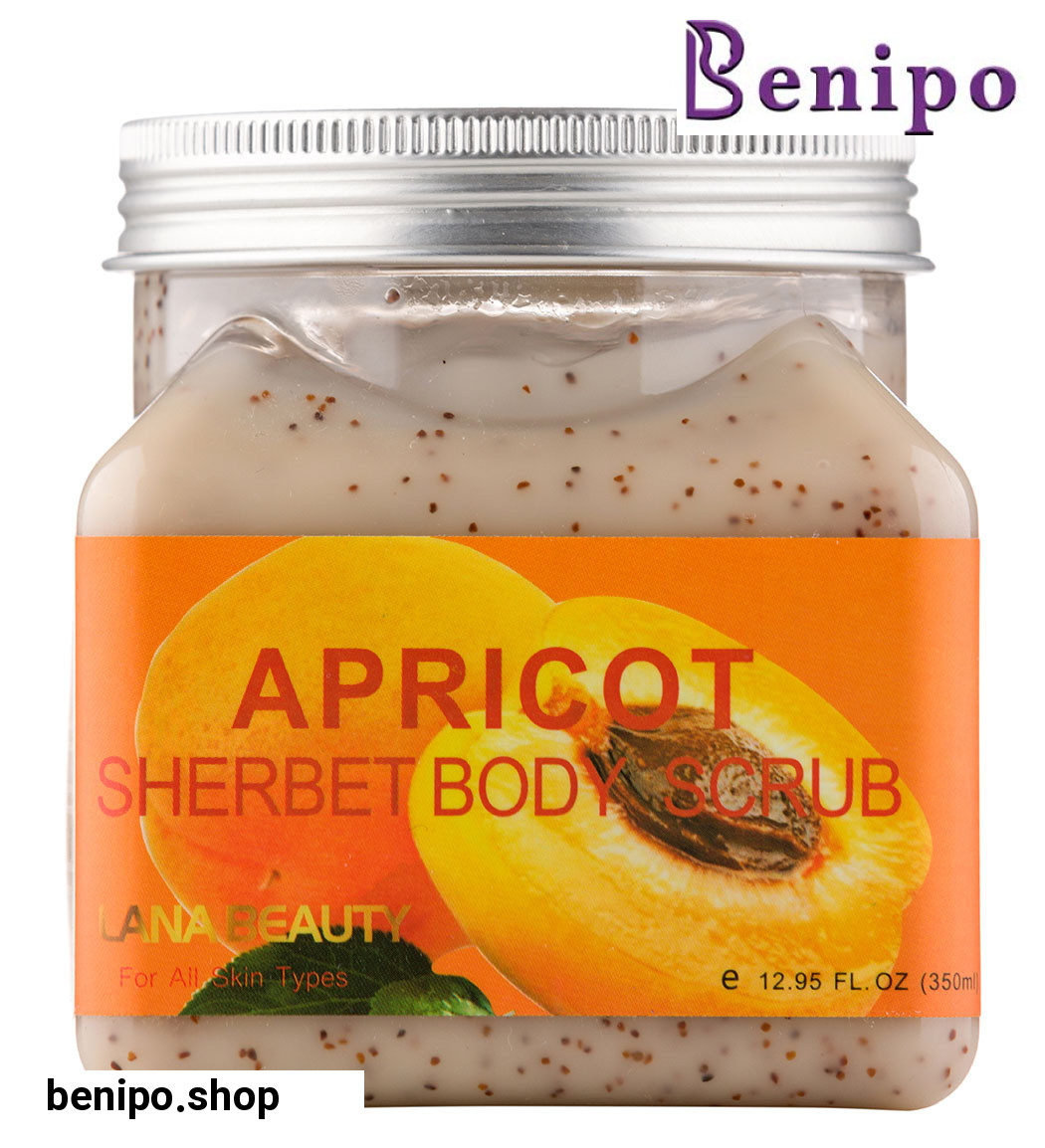 اسکراب شنی بدن زردآلو 350میل