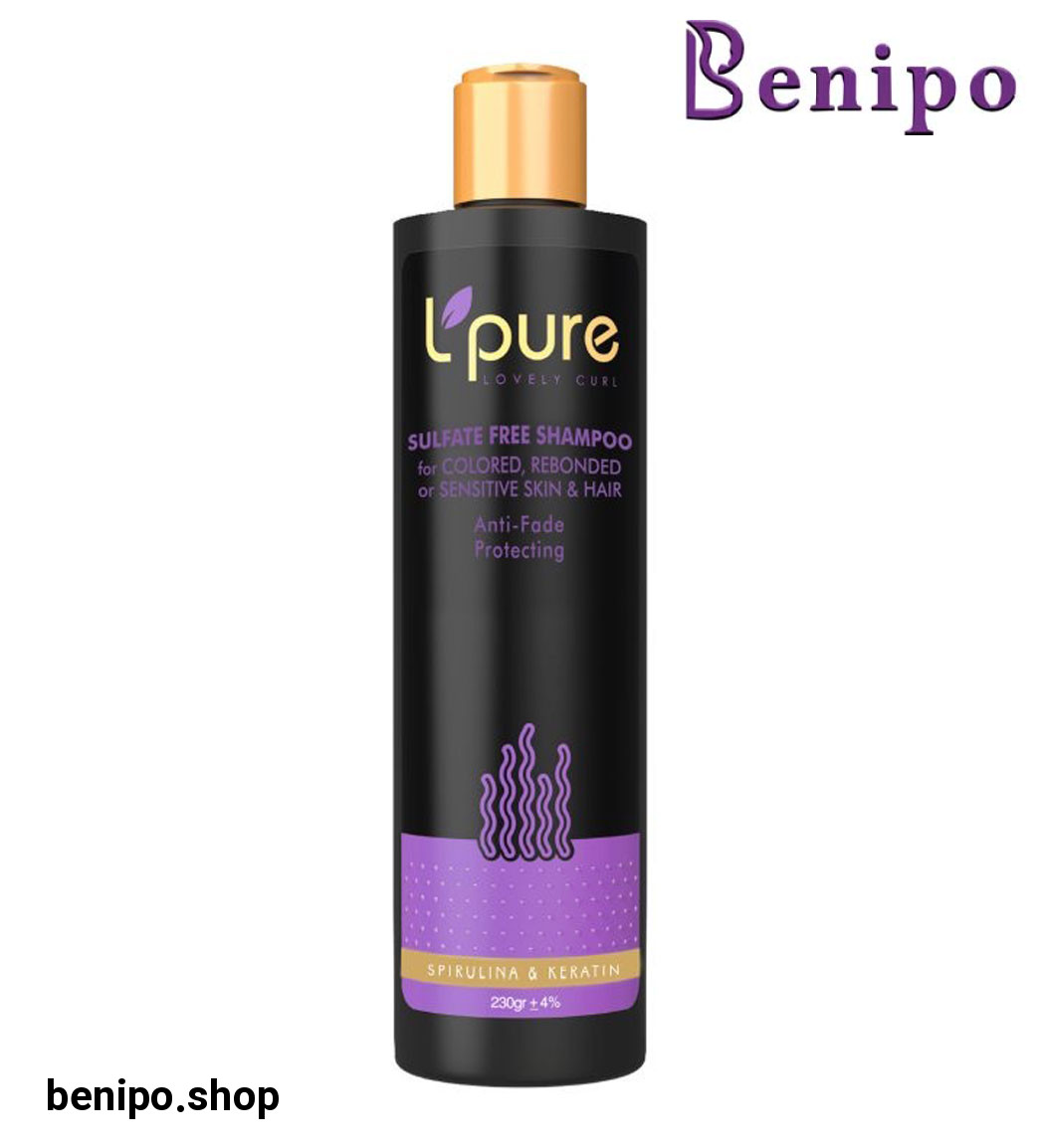 شامپو حاوی جلبک اسپیرولینا و کراتین حجم 230میل