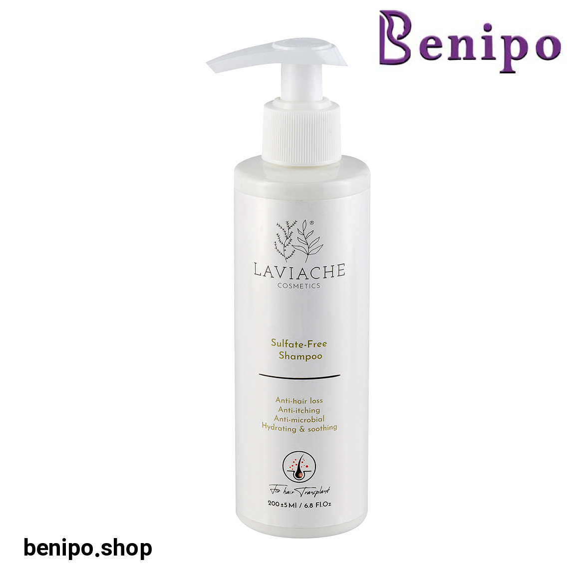 شامپو ضد ریزش بعد از کاشت مو حجم 200 میلی لیتر