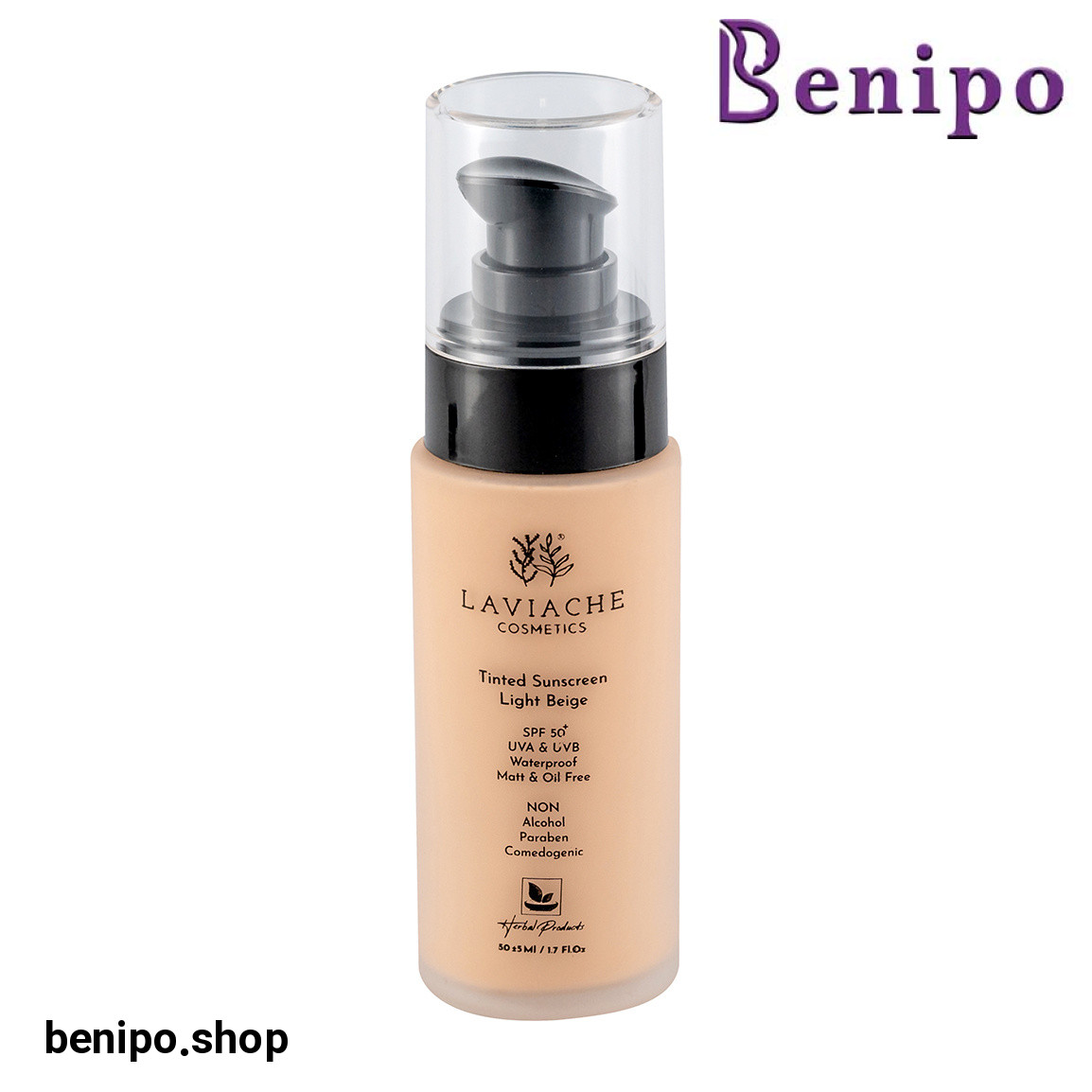 کرم ضد آفتاب رنگی با SPF50 حجم 50 میلی لیتر