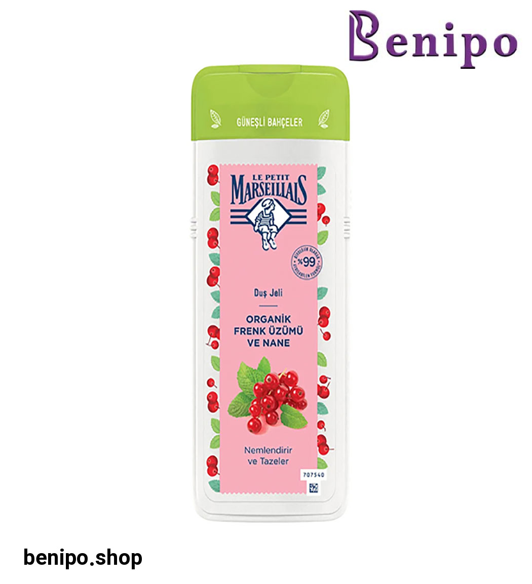 شامپو بدن با عصاره انگور فرنگی و نعنا حجم 400 میل