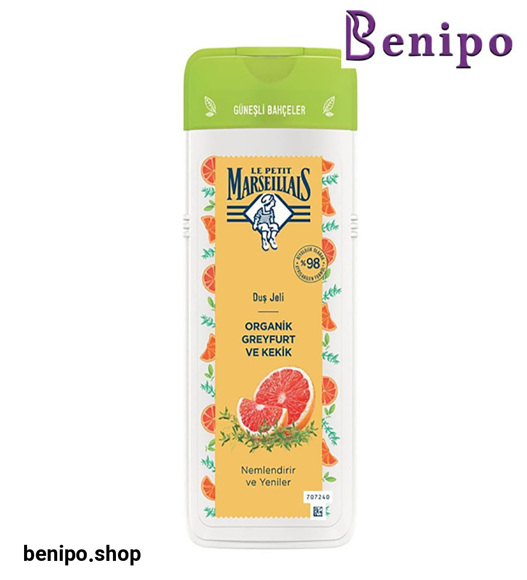 شامپو بدن آبرسان با رایحه گریپ فروت و آویشن حجم 400 میل‌‌