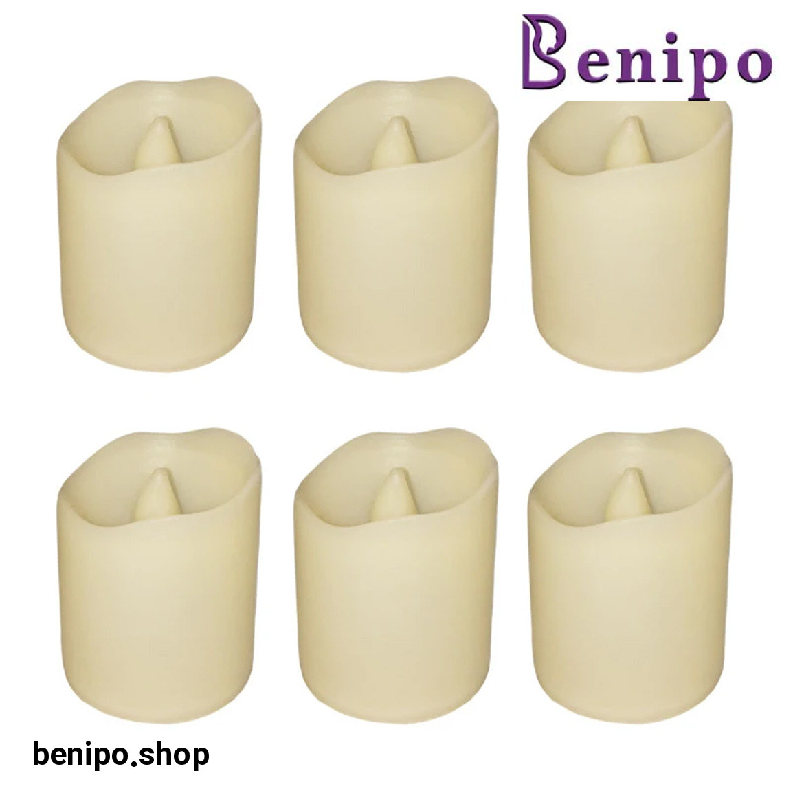 شمع ال ای دی مدل Classic بسته 6 عددی