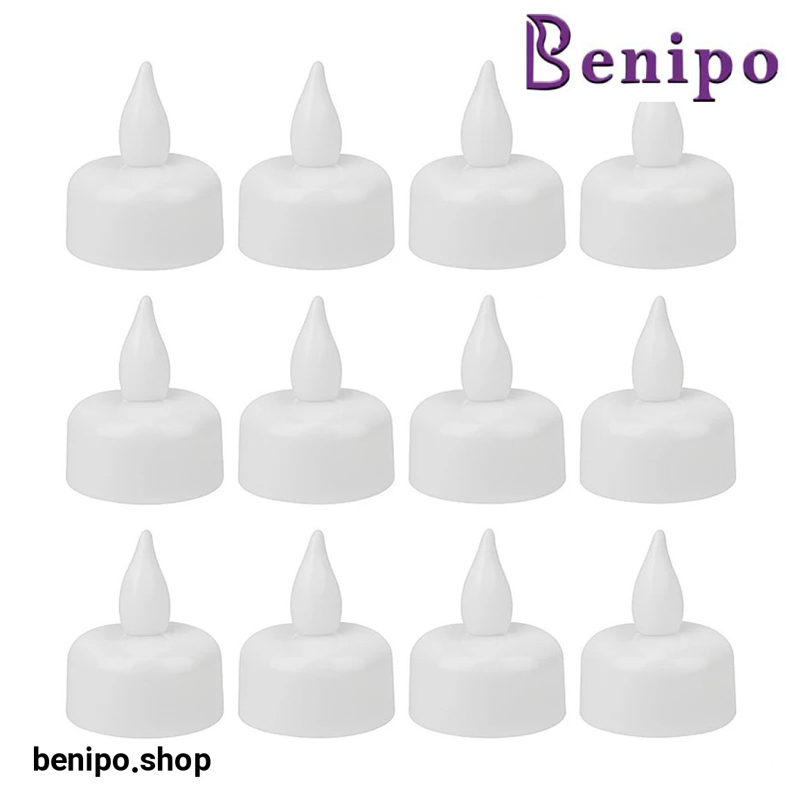 شمع ال ای دی&nbsp;مدل Floating مجموعه 12 عددی