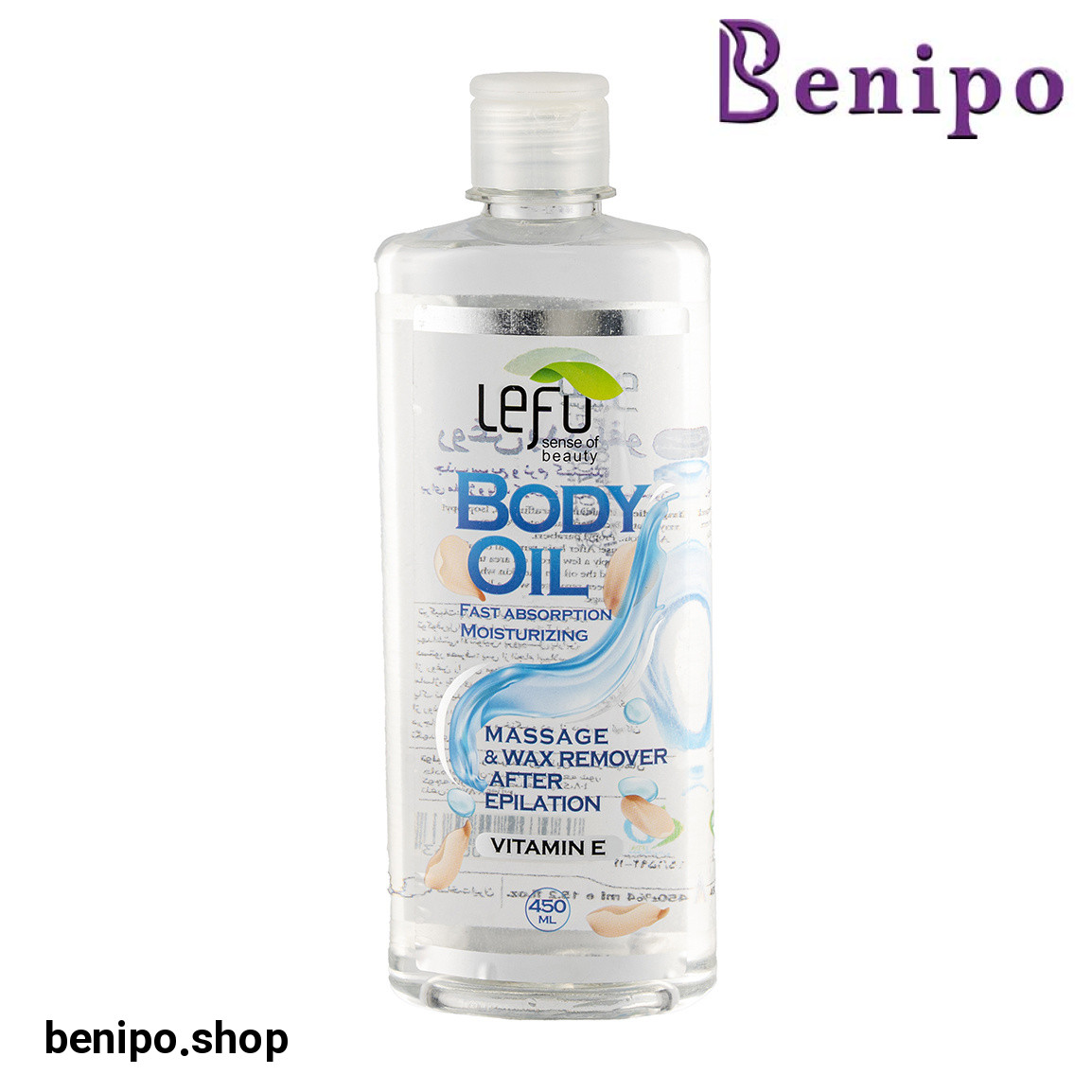 روغن بدن حجم 450 میلی لیتر