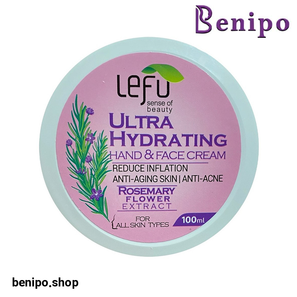 کرم مرطوب کننده حاوی رزماری حجم 100 میلی لیتر