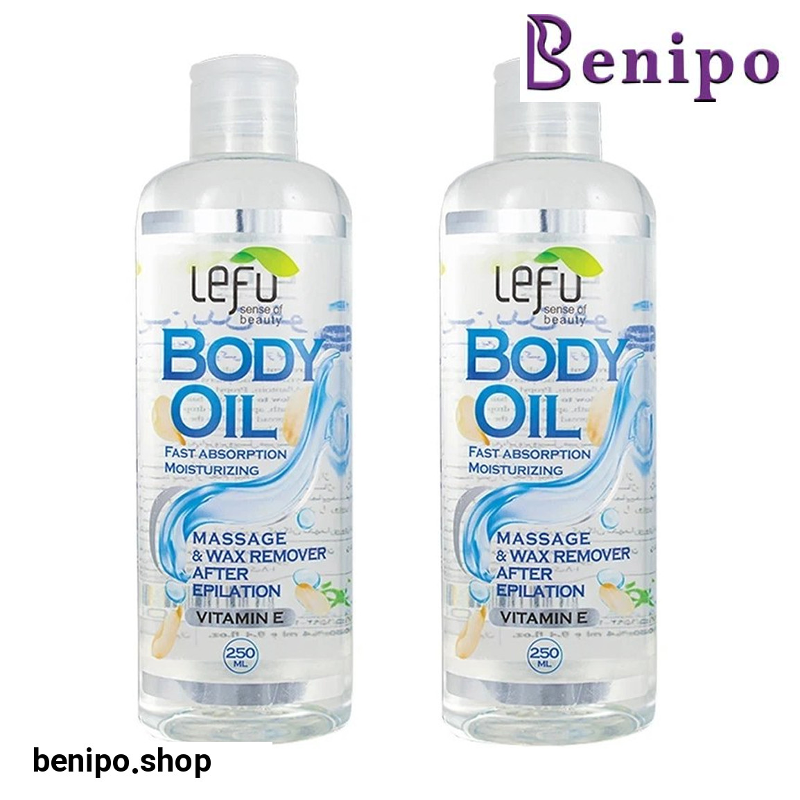 پک دو عددی روغن بدن حجم 500 میلی لیتر