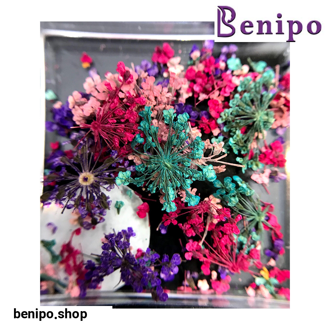 دیزاین گل خشک ناخن مدل LA5