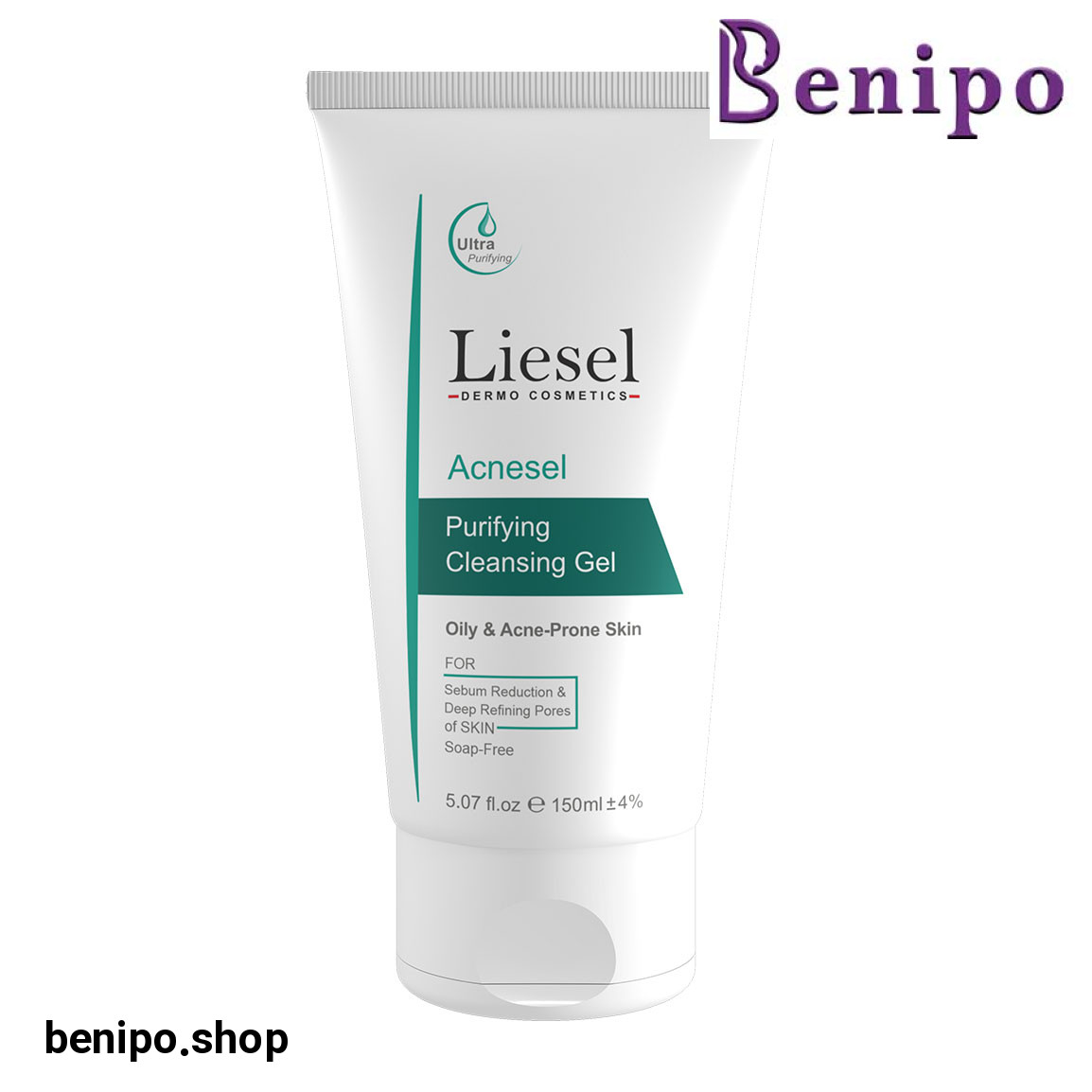 ژل شست و شو صورت مدل Acnesel مناسب پوست چرب و دارای آکنه حجم 150 میلی لیتر