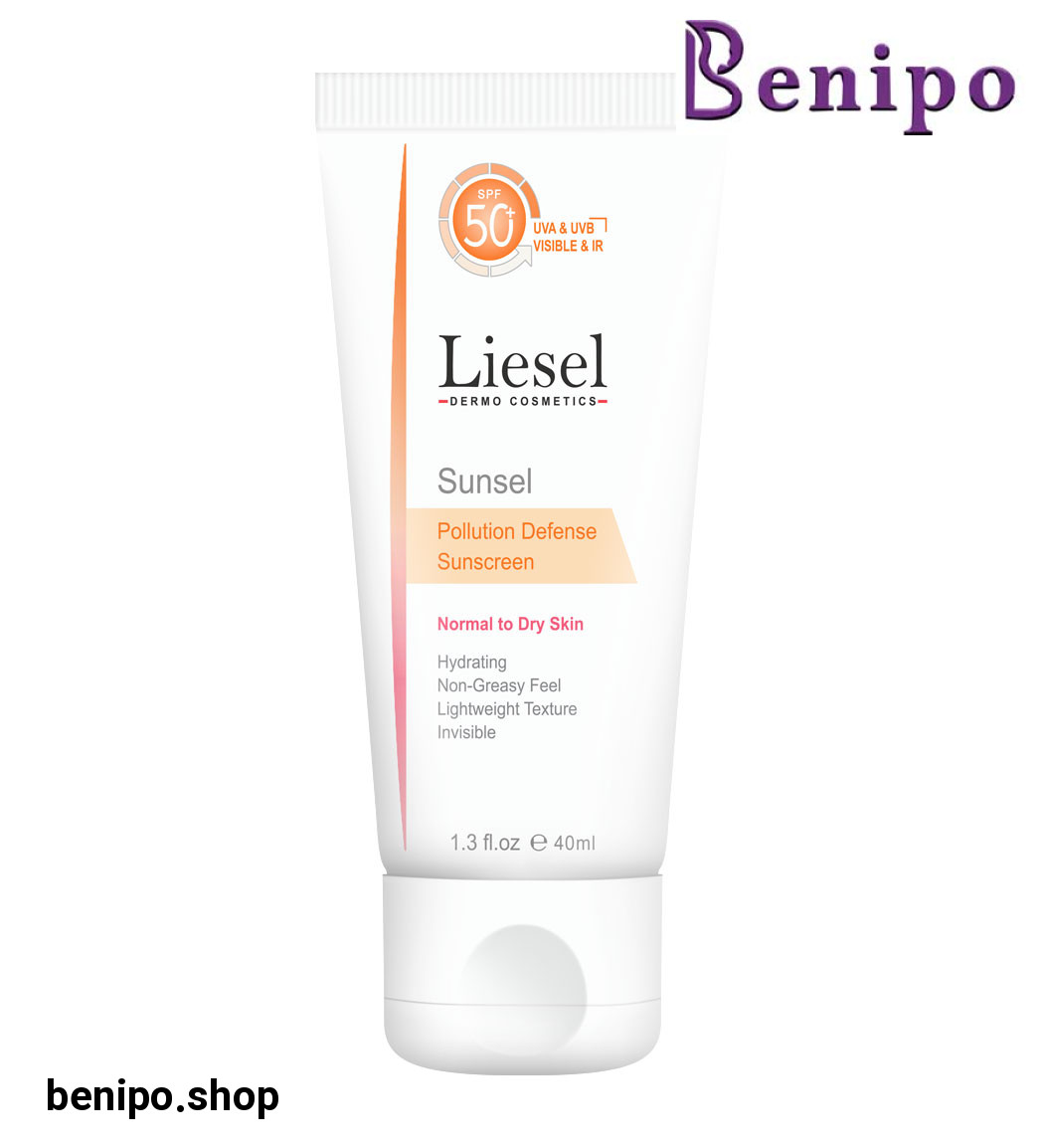 کرم ضد آفتاب بی رنگ اس پی اف 50  مناسب پوست نرمال تا خشک حجم 40 میلی لیتر