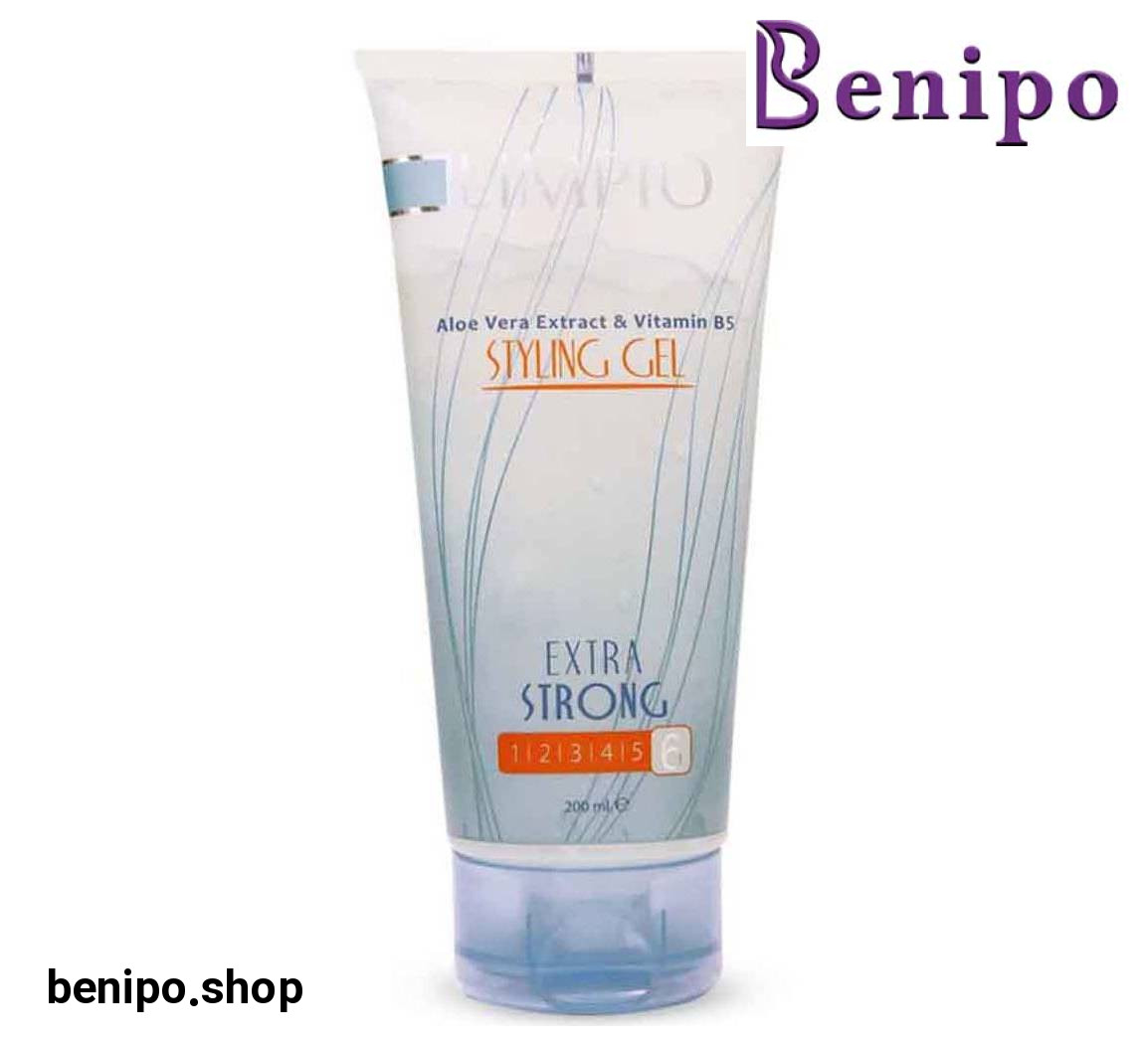 ژل موی سر بسیار قوی حاوی آلوئه‌ورا و ويتامین B5 حجم 200میل