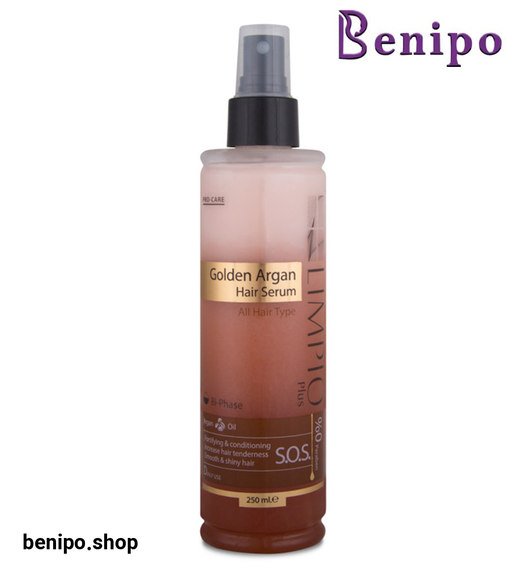 سرم دو فاز آرگان طلایی مناسب انواع مو 250میل