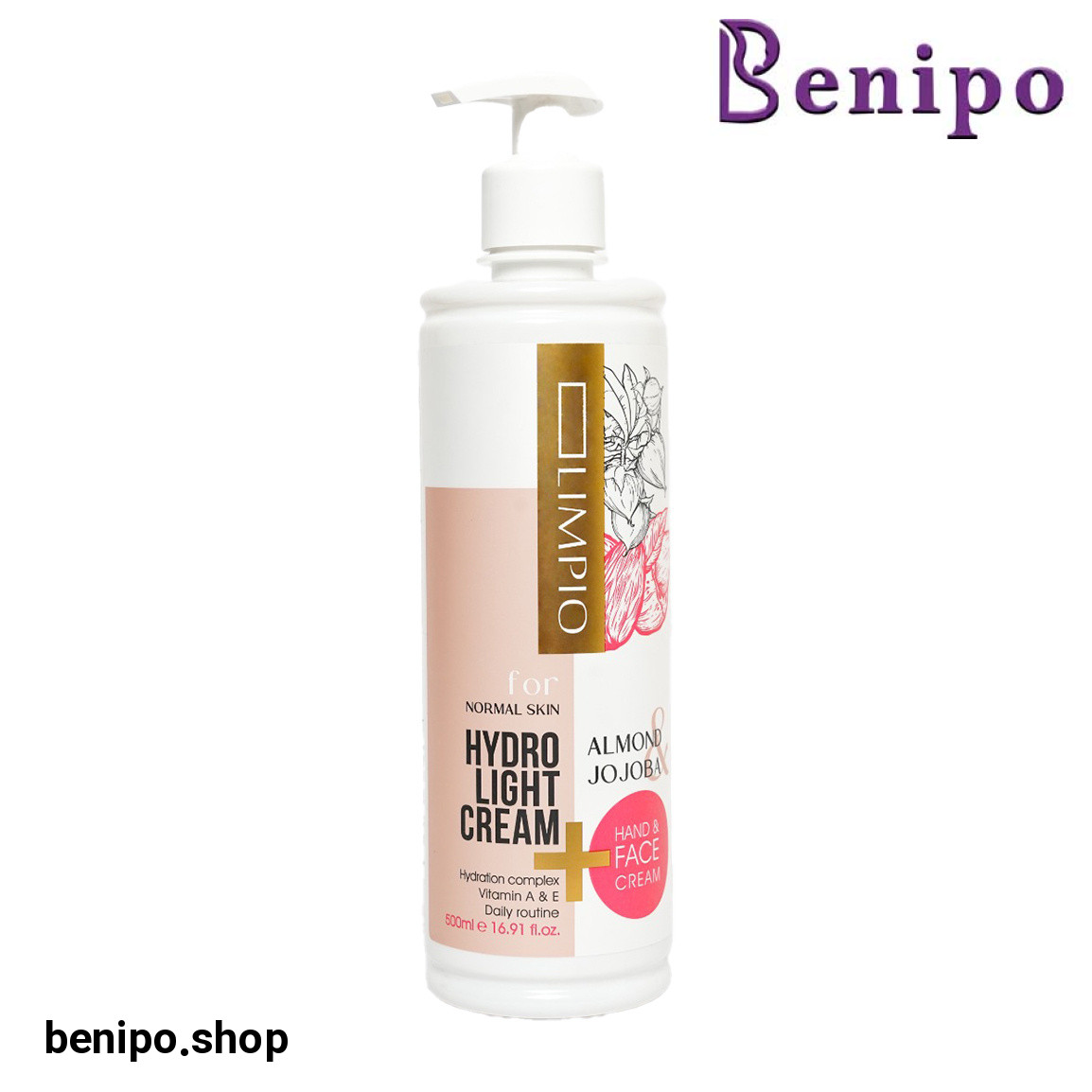 لوسیون صورت و بدن حاوی روغن جوجوبا 500 میل