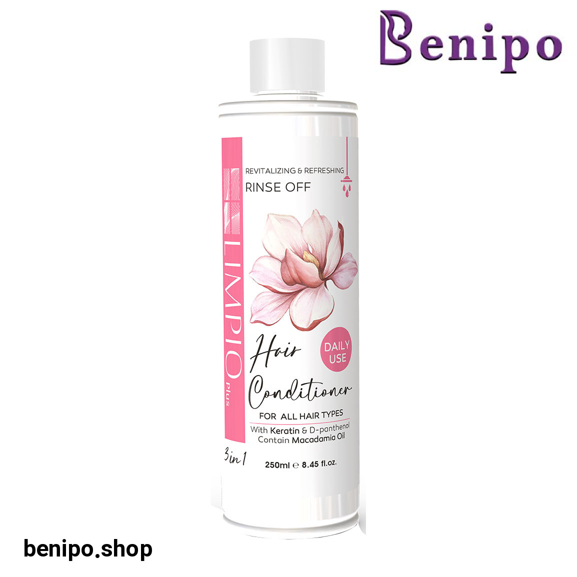 شامپو نرم کننده حاوی کراتین حجم 250 میلی لیتر