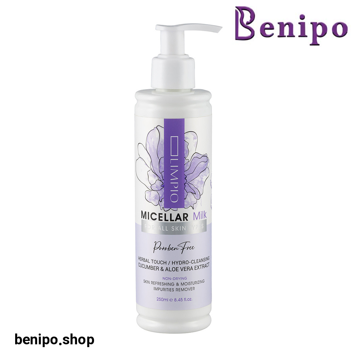 شیر پاک کن صورت و چشم مناسب انواع پوست حجم 250 میلی لیتر