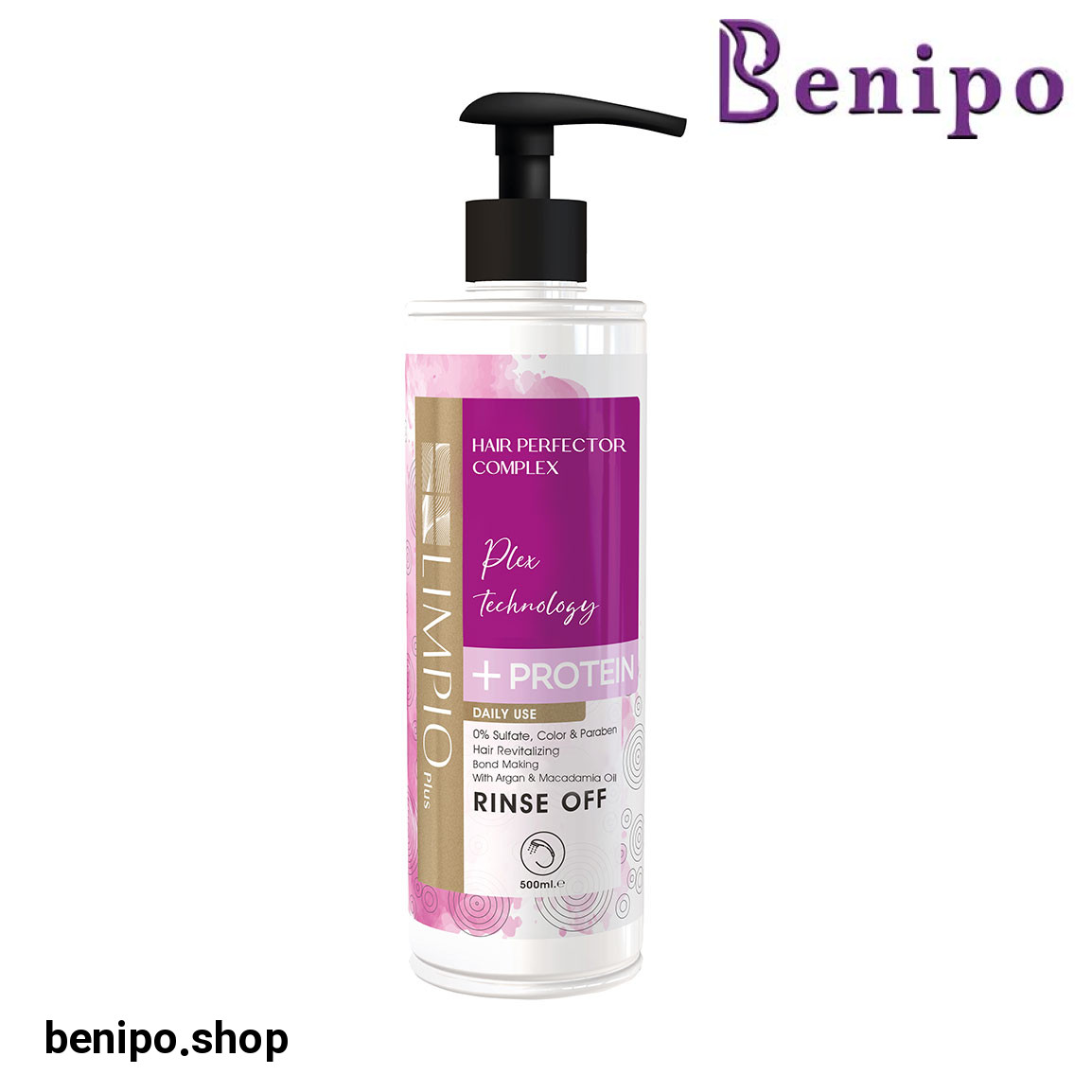 کمپلکس پرفکتور مو داخل حمام حجم 500 میلی لیتر