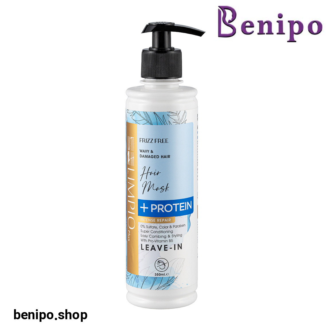 ماسک مو بدون آبکشی مدل Protein Plus فاقد سولفات مناسب موهای آسیب دیده و موج دار حجم 350 میلی لیتر