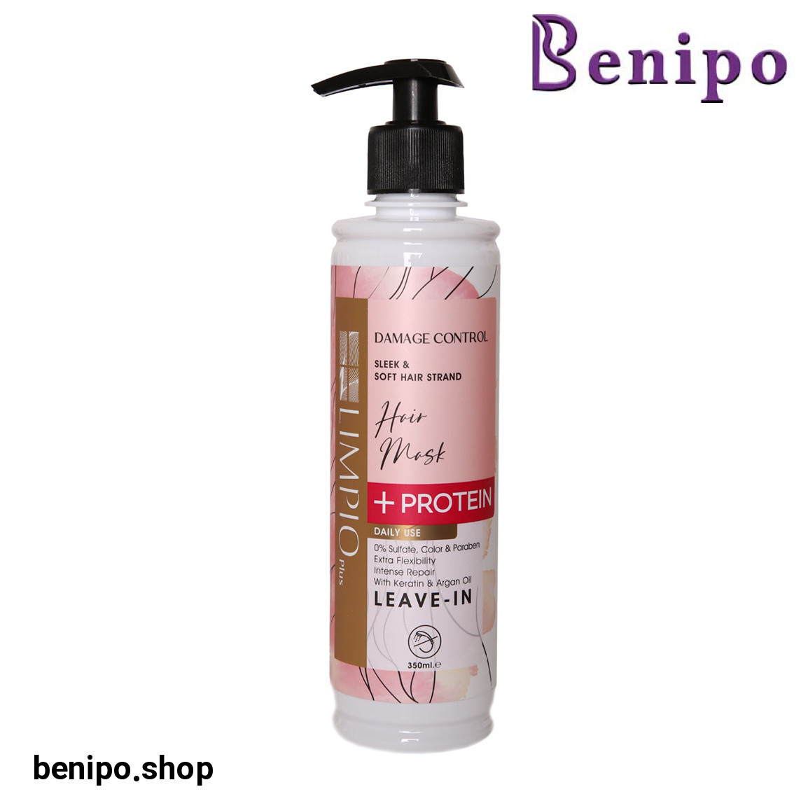 ماسک مو ترمیم کننده کراتینه مو SOS مناسب موهای آسیب دیده 350میل