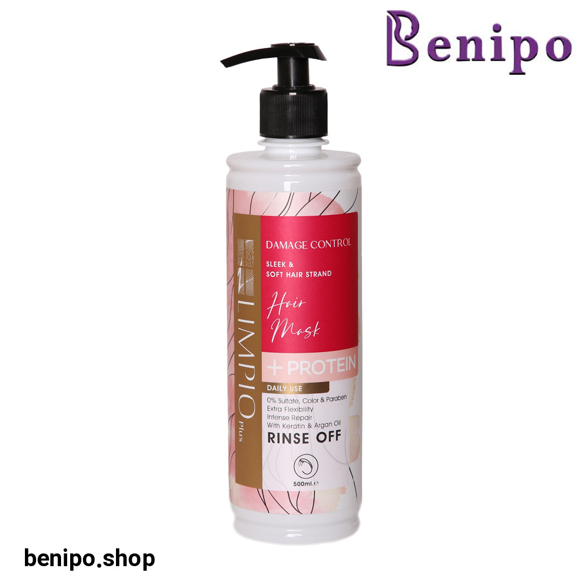 ماسک مو ترمیم کننده کراتینه مو SOS مناسب موهای آسیب دیده 500میل