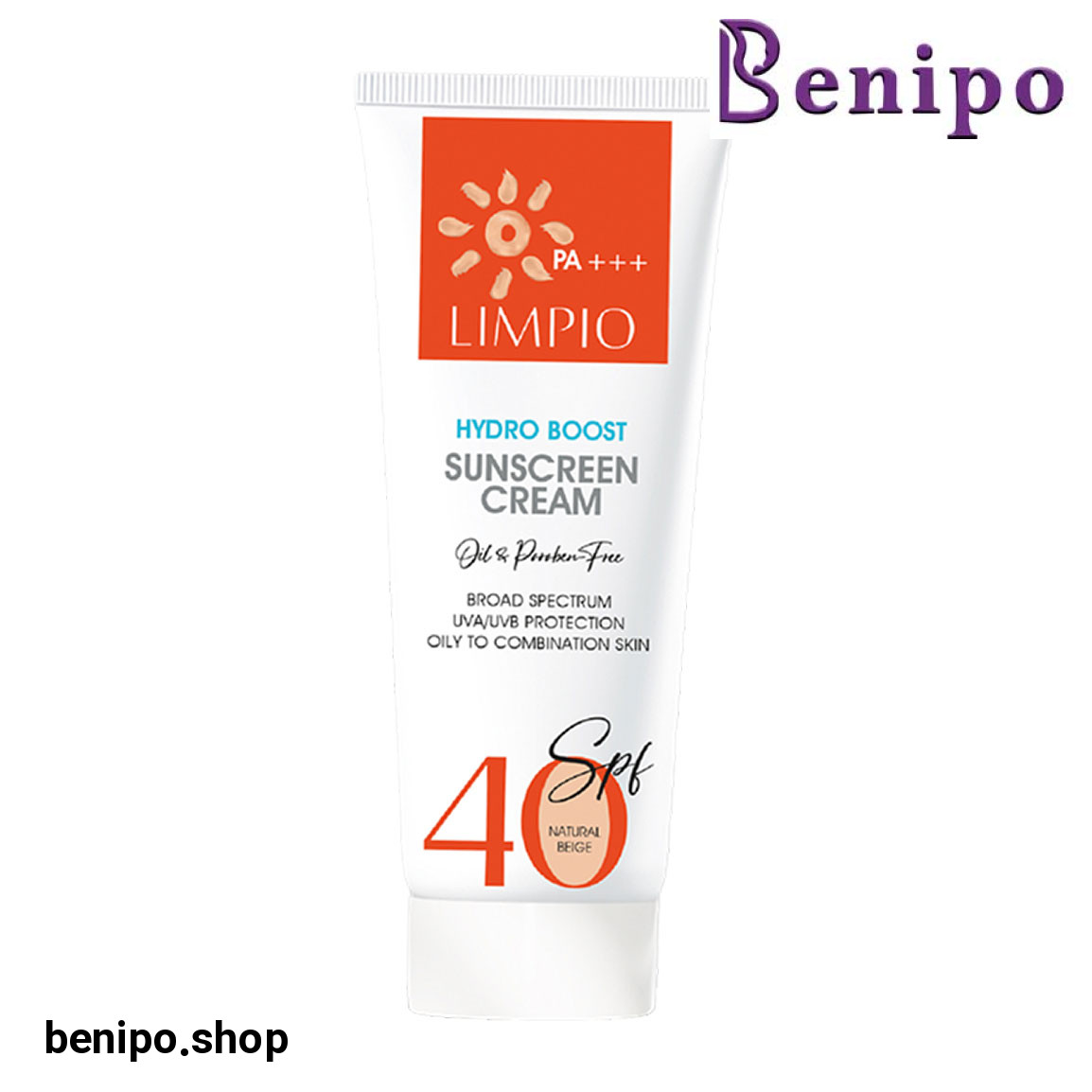 کرم ضد آفتاب رنگی Spf40 مناسب انواع پوست 50 میلی لیتر