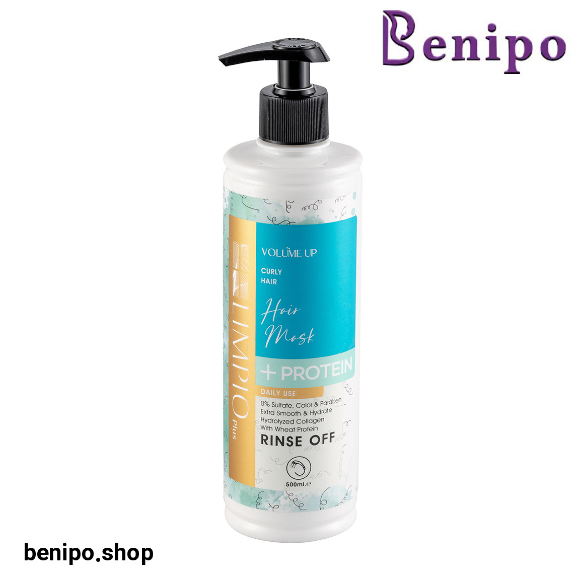 ماسک مو حجم دهنده و ویتامینه مناسب مو فر حجم  500 میلی لیتر