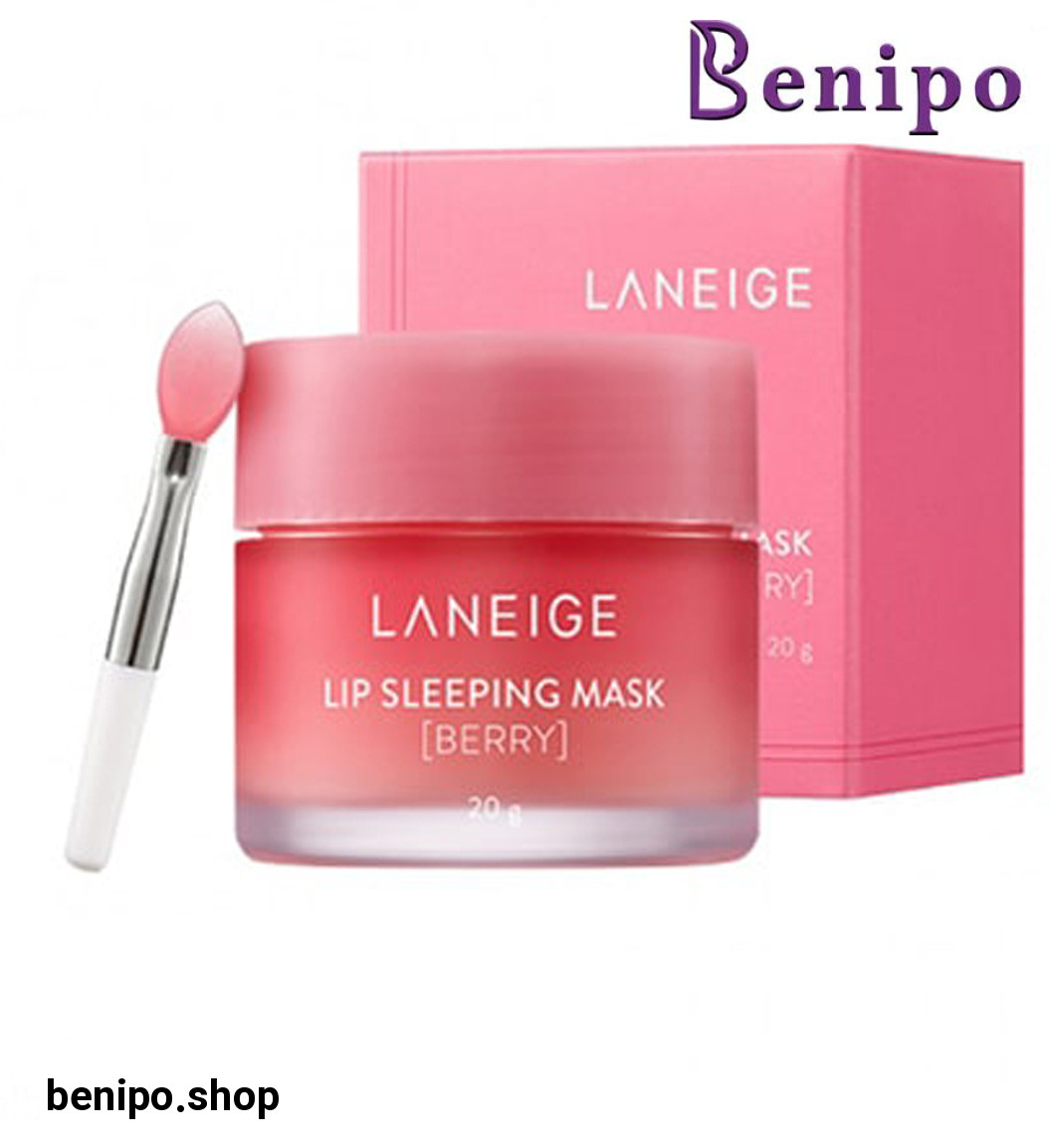 ماسک لب شب توت فرنگی