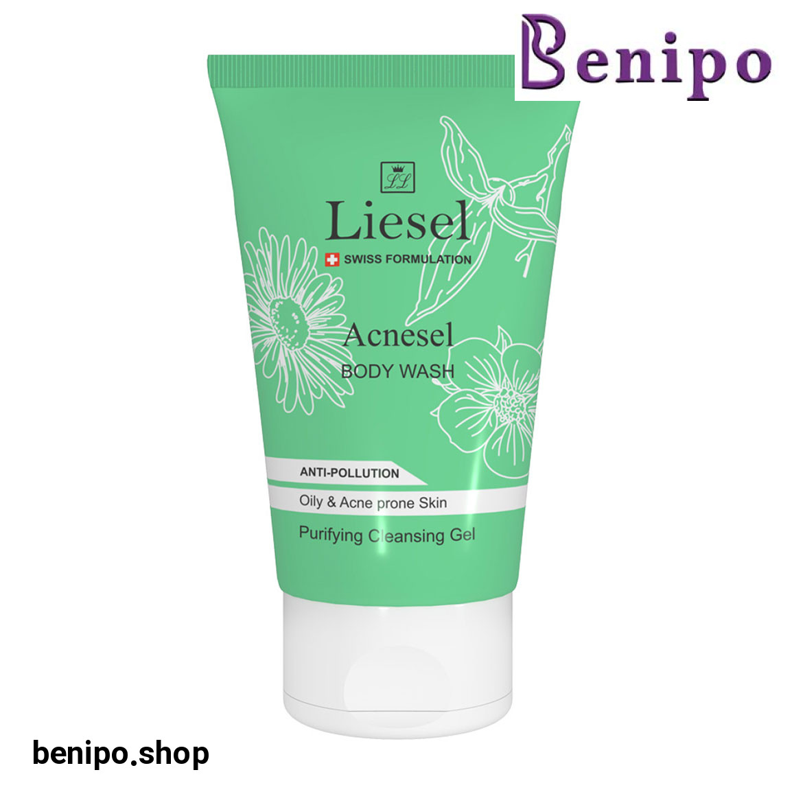 ژل شستشوی بدن پوست چرب آکنه سل حجم 150 میلی لیتر