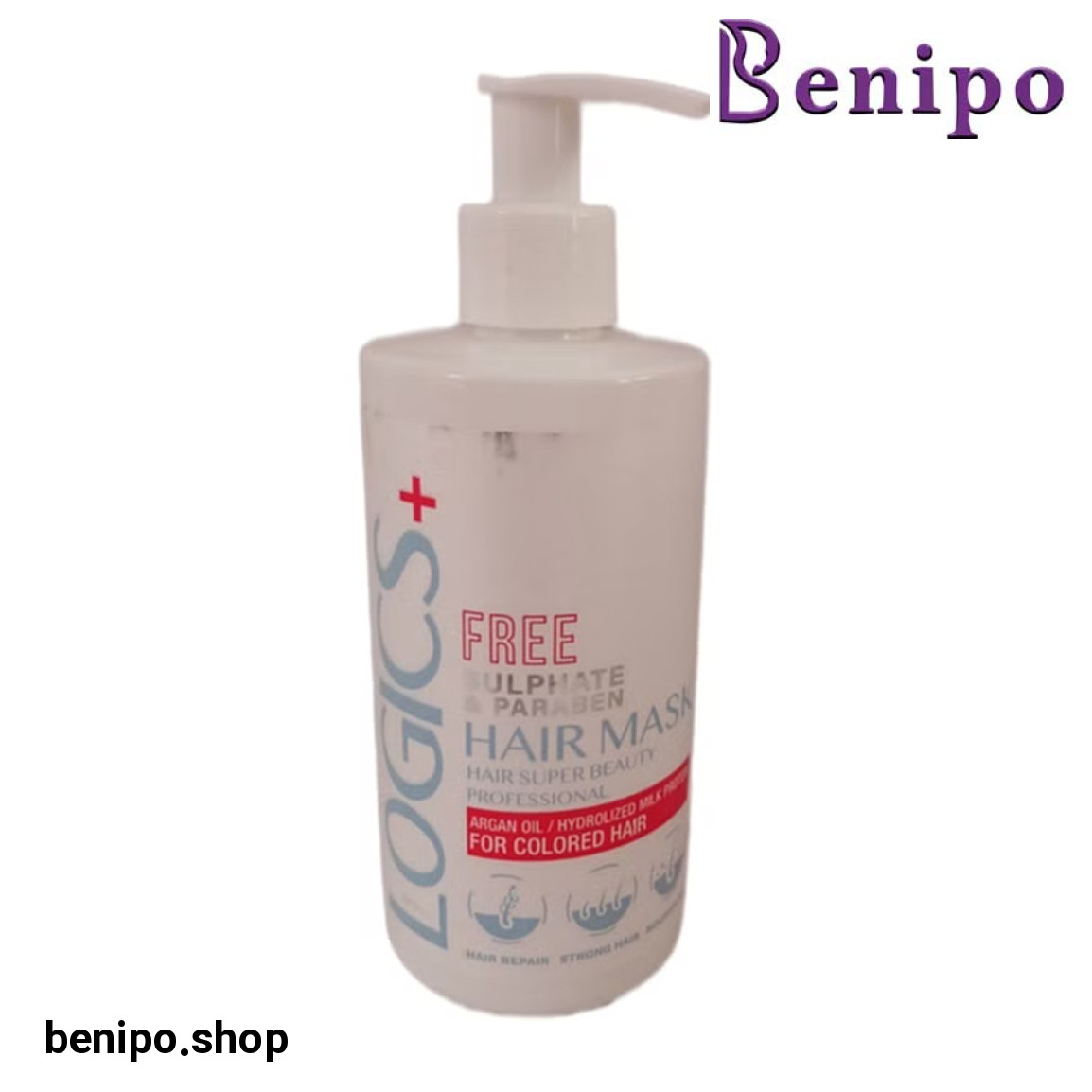 ماسک مو داخل حمام بلوبری حجم 500 میلی لیتر