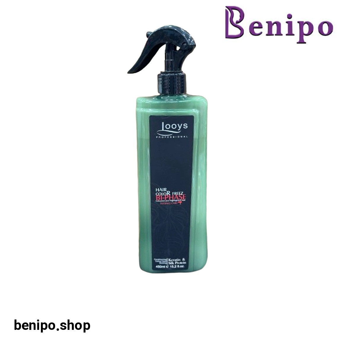 اسپری سرم دوفاز صورتی مخصوص موهای حساس و شکننده حجم 450 میلی لیتر