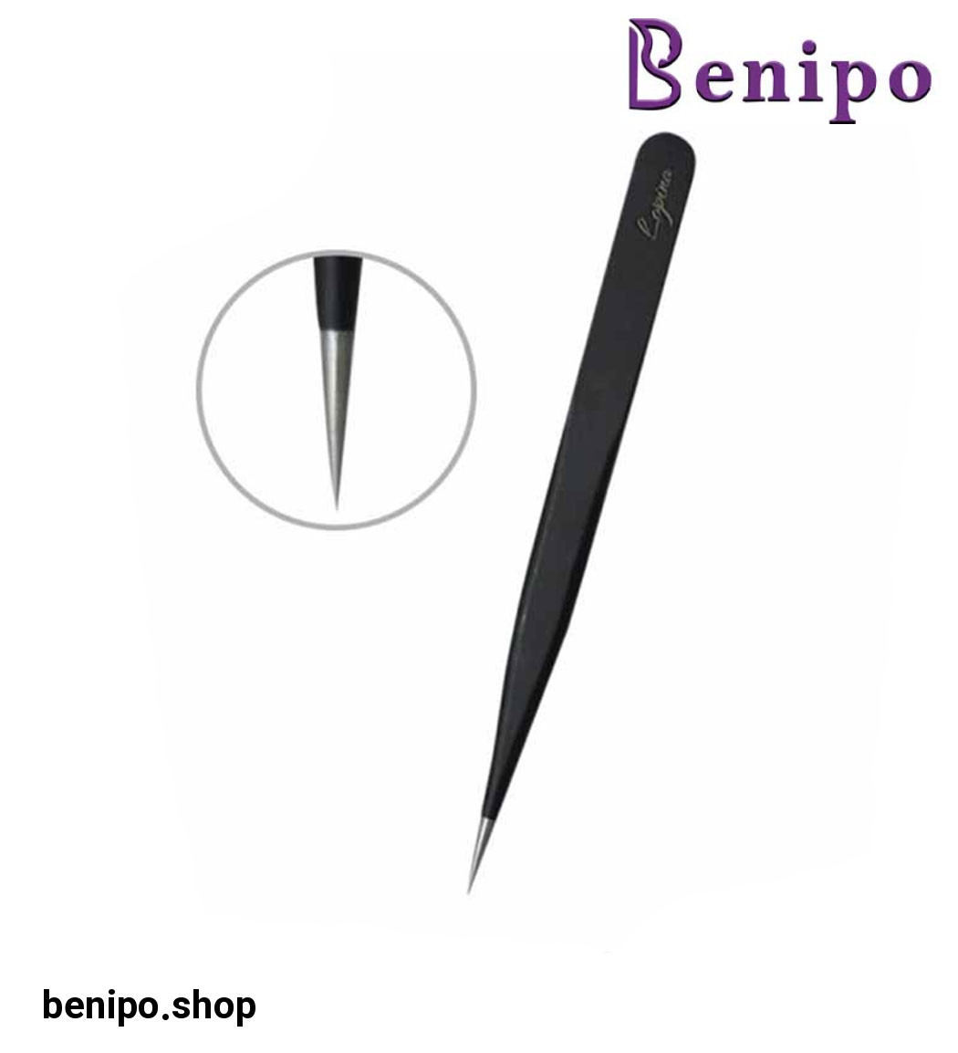 موچین کاشت مژه سر صاف مدل M019