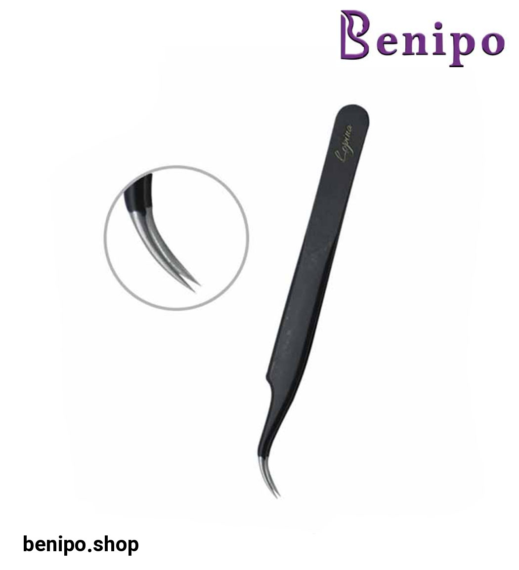 موچین کاشت مژه سر کج مدل M020