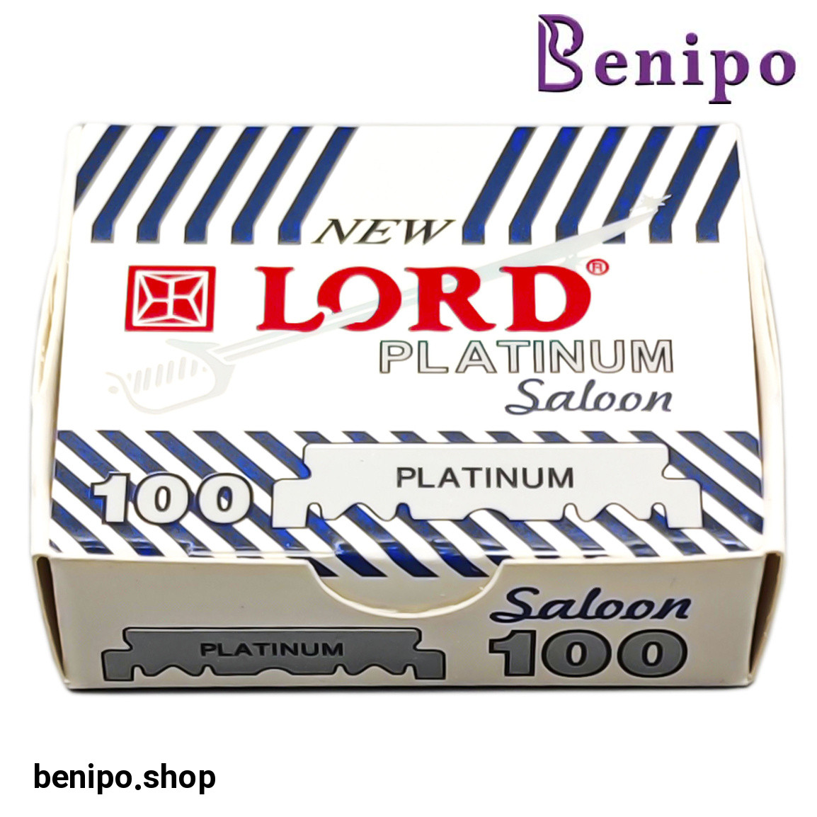 تیغ یدک سنتی مدل PLATINUM بسته 100 عددی