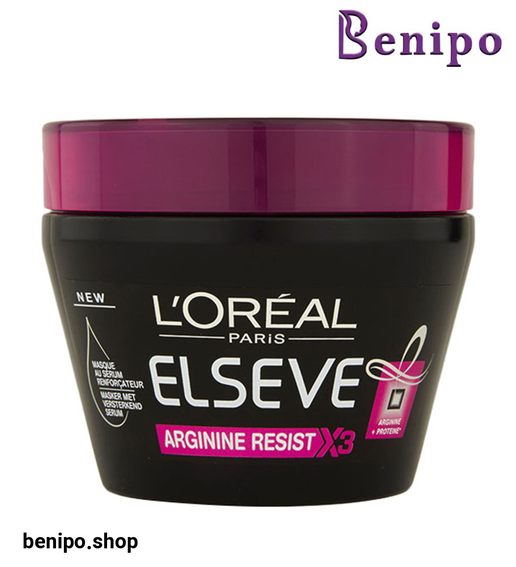 ماسک تقویت کننده مو آرژین رزیست 300 میلی السو لورال