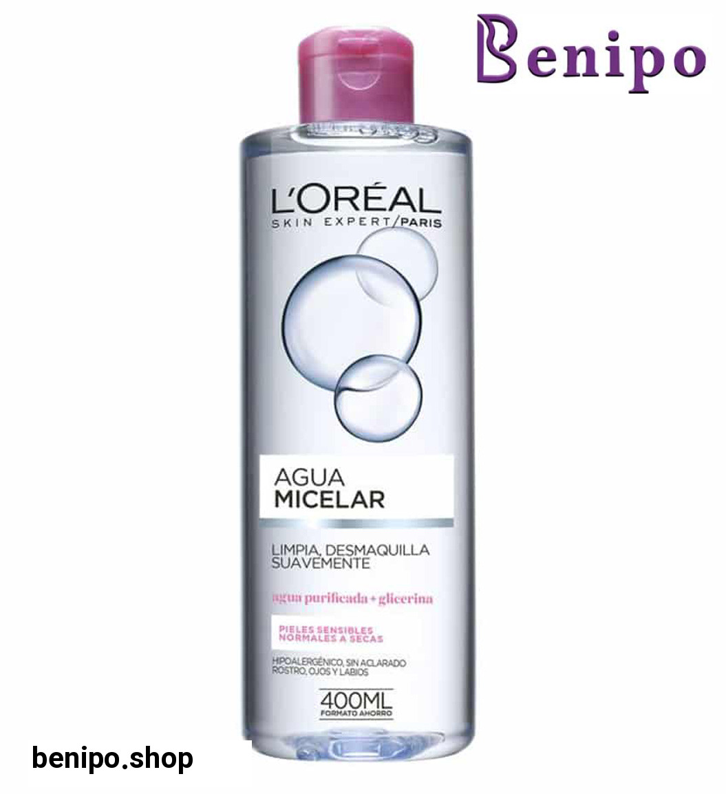 محلول پاک کننده چشم و صورت میسلار واتر 200 میل برای پوست نرمال تا خشک