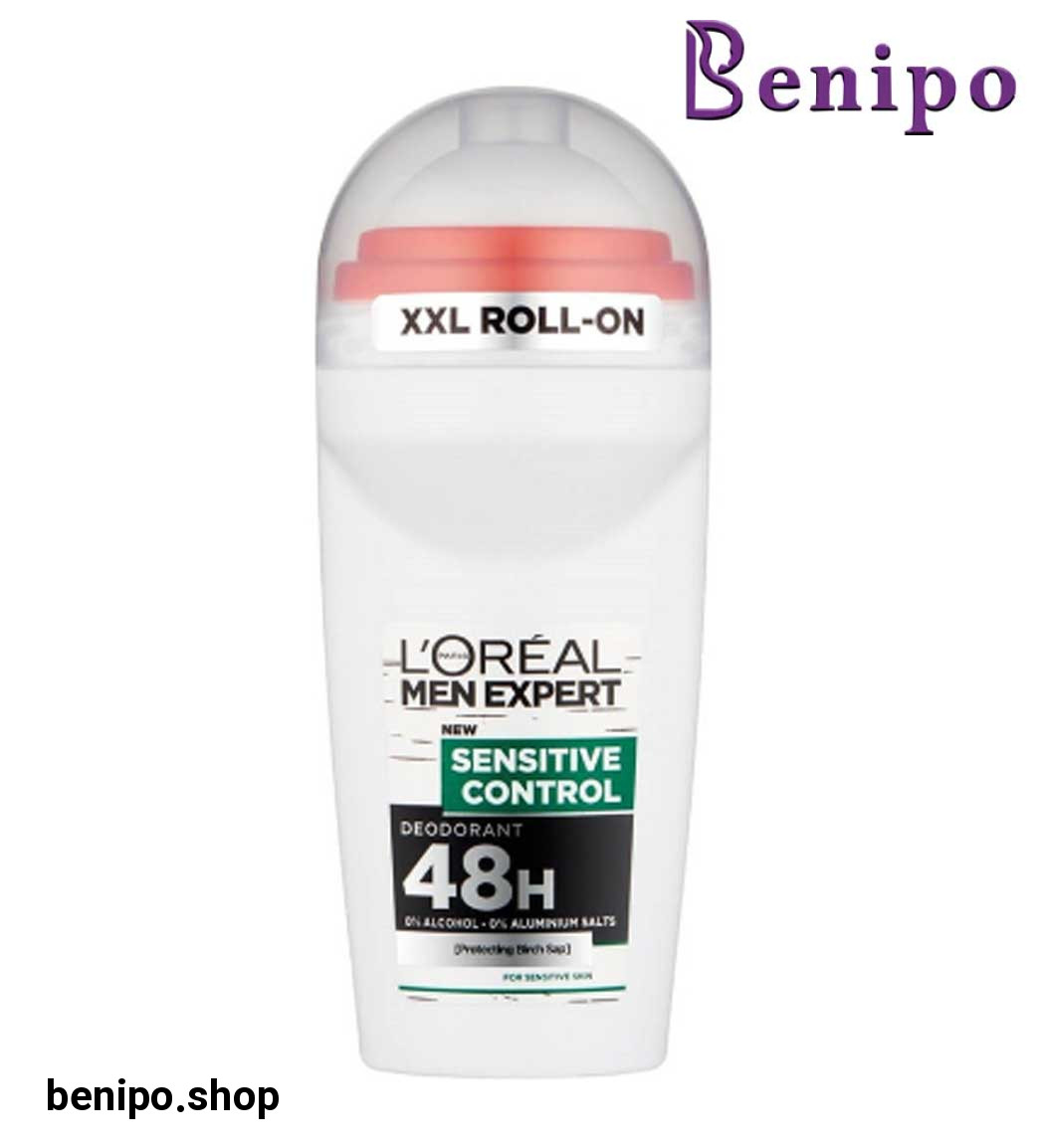رول ضد تعریق مردانه سری Men Expert مدل sensitive control حجم 50 میل