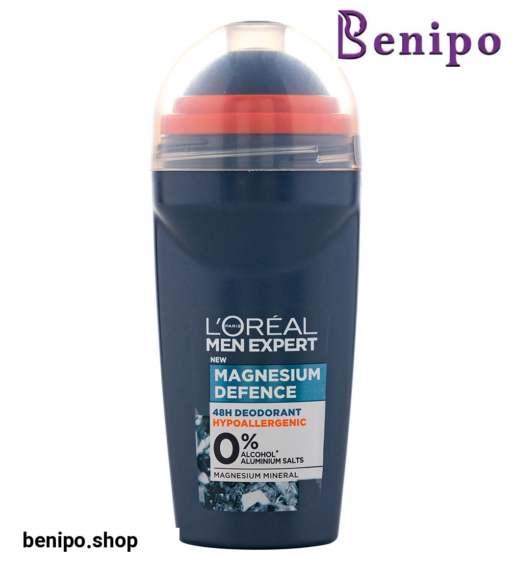 رول ضد تعریق مردانه مدل Magnesium Defence حجم 50 میل
