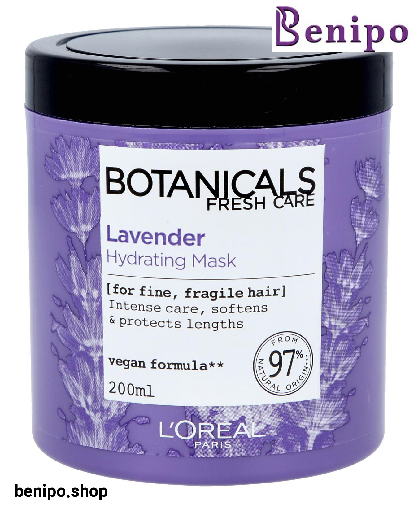 ماسک مو آبرسان گیاهی حاوی روغن اسطوخودوس مناسب موهای حساس و شکننده حجم 200 میل