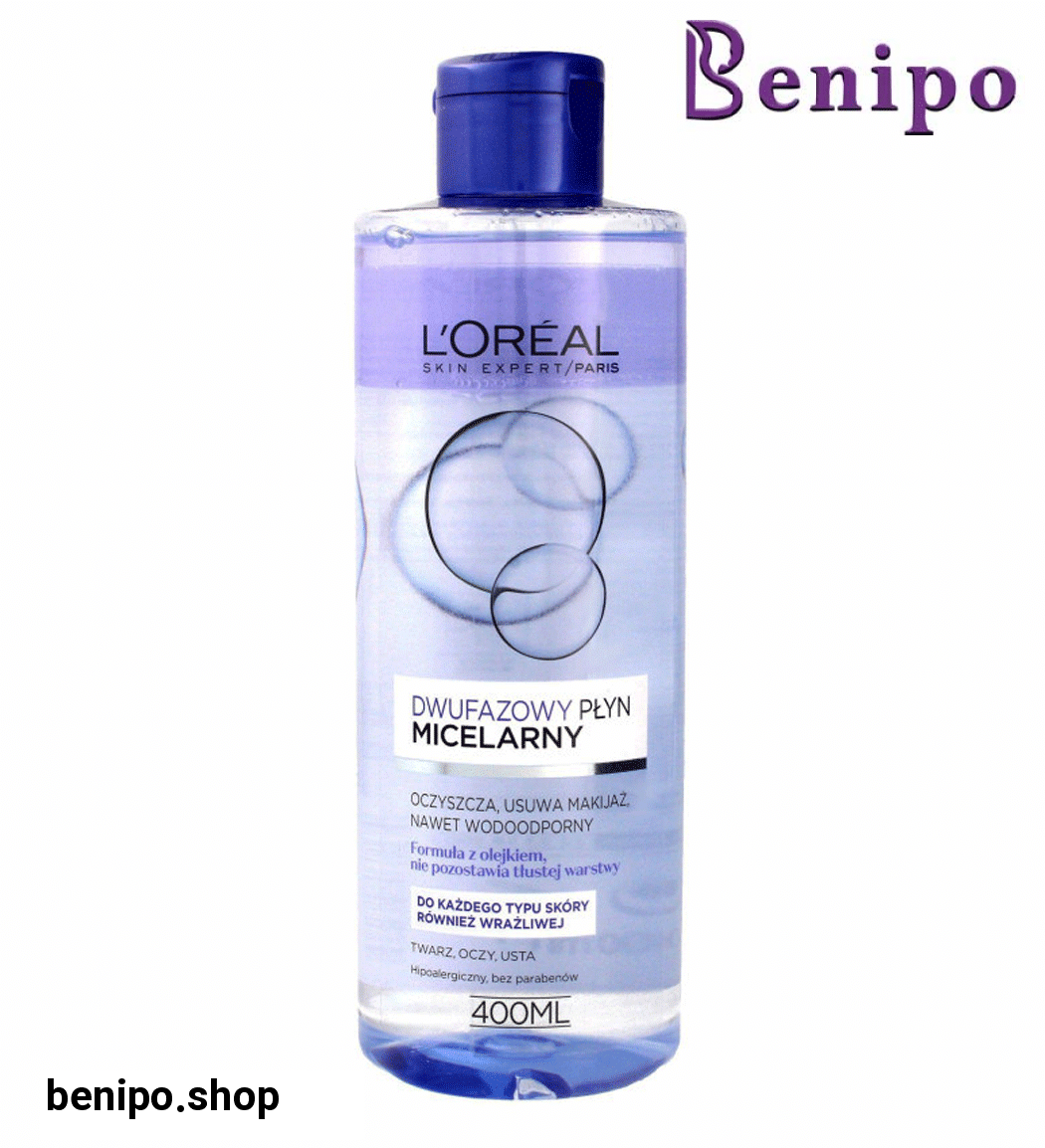 محلول دوفاز آرایش پاک کن حجم 400 میل