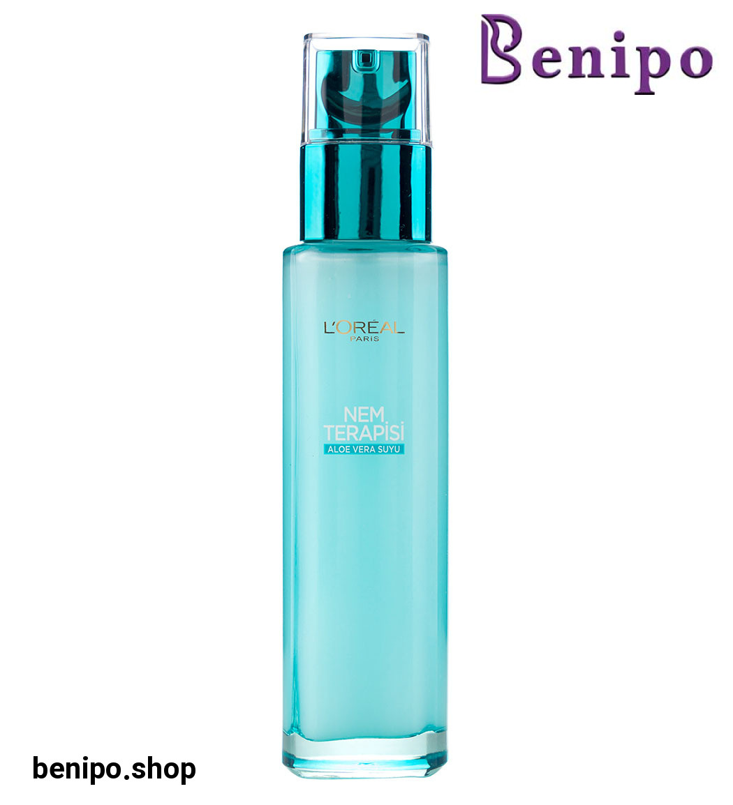 سرم مرطوب کننده آب آلوئه ورا مناسب پوست معمولی و خشک حجم 70 میل