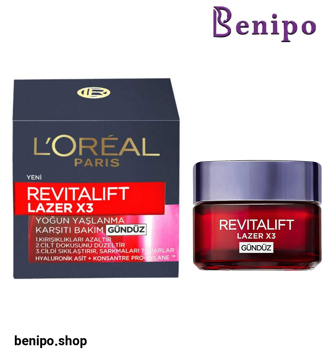 کرم روز ضد چروک صورت Revitalift Laser  حجم 50 میل