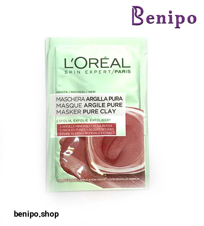 ماسک خاک رس و جلبک قرمز7 میلی لیتر