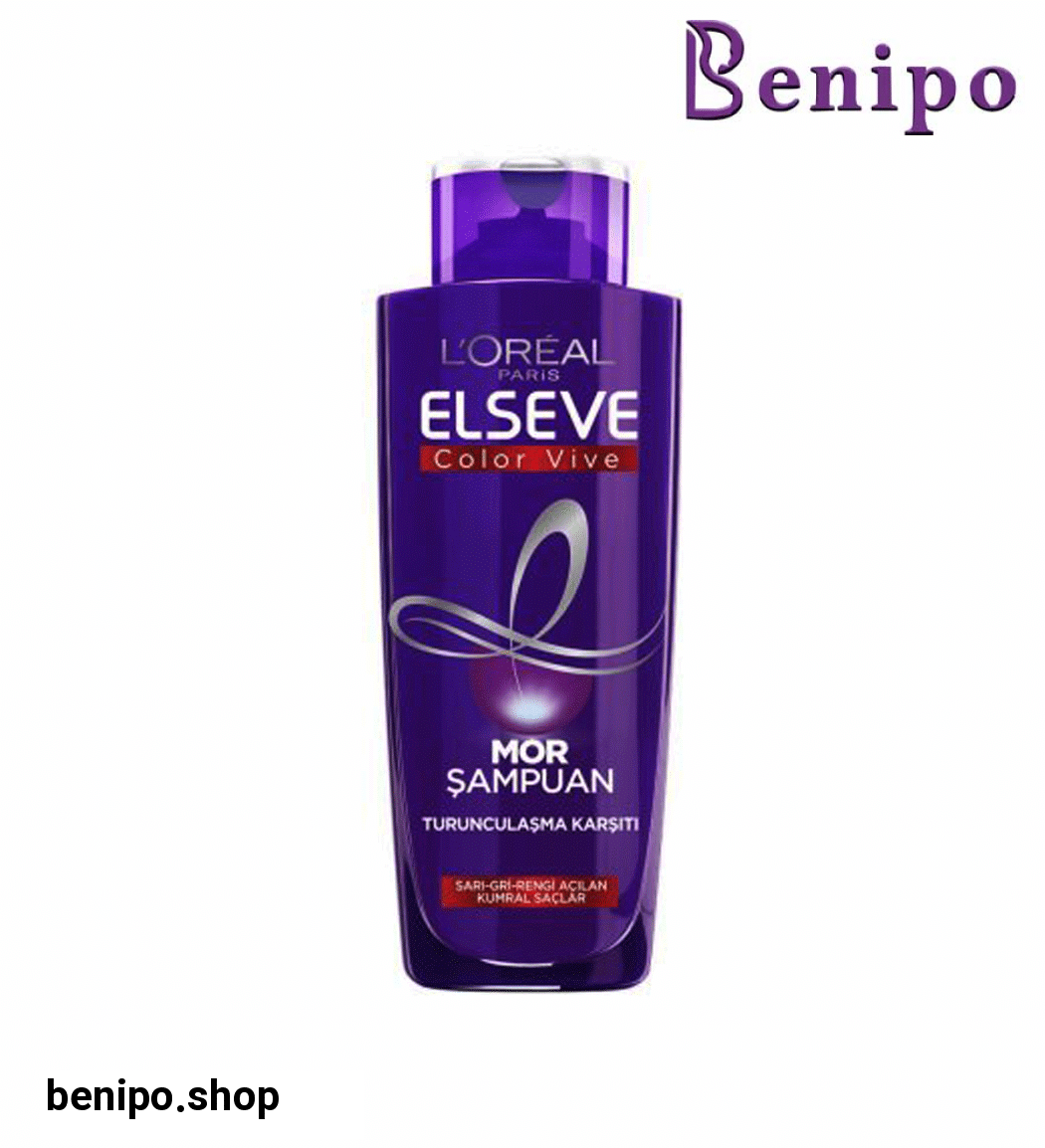 شامپو جلوگیری از قرمزی و زردی موها مدل Purple مخصوص موهای رنگ شده حجم 200 میل