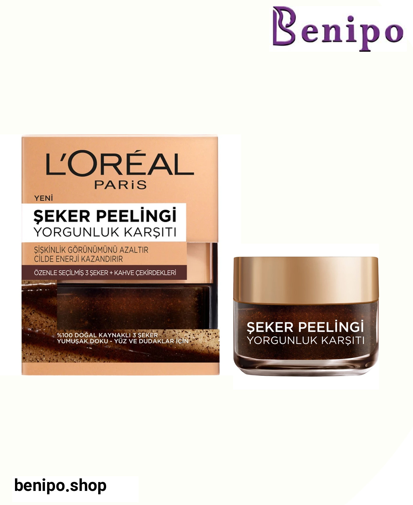 ماسک لایه بردار شکر مدل ضد خستگی حجم 50 میل