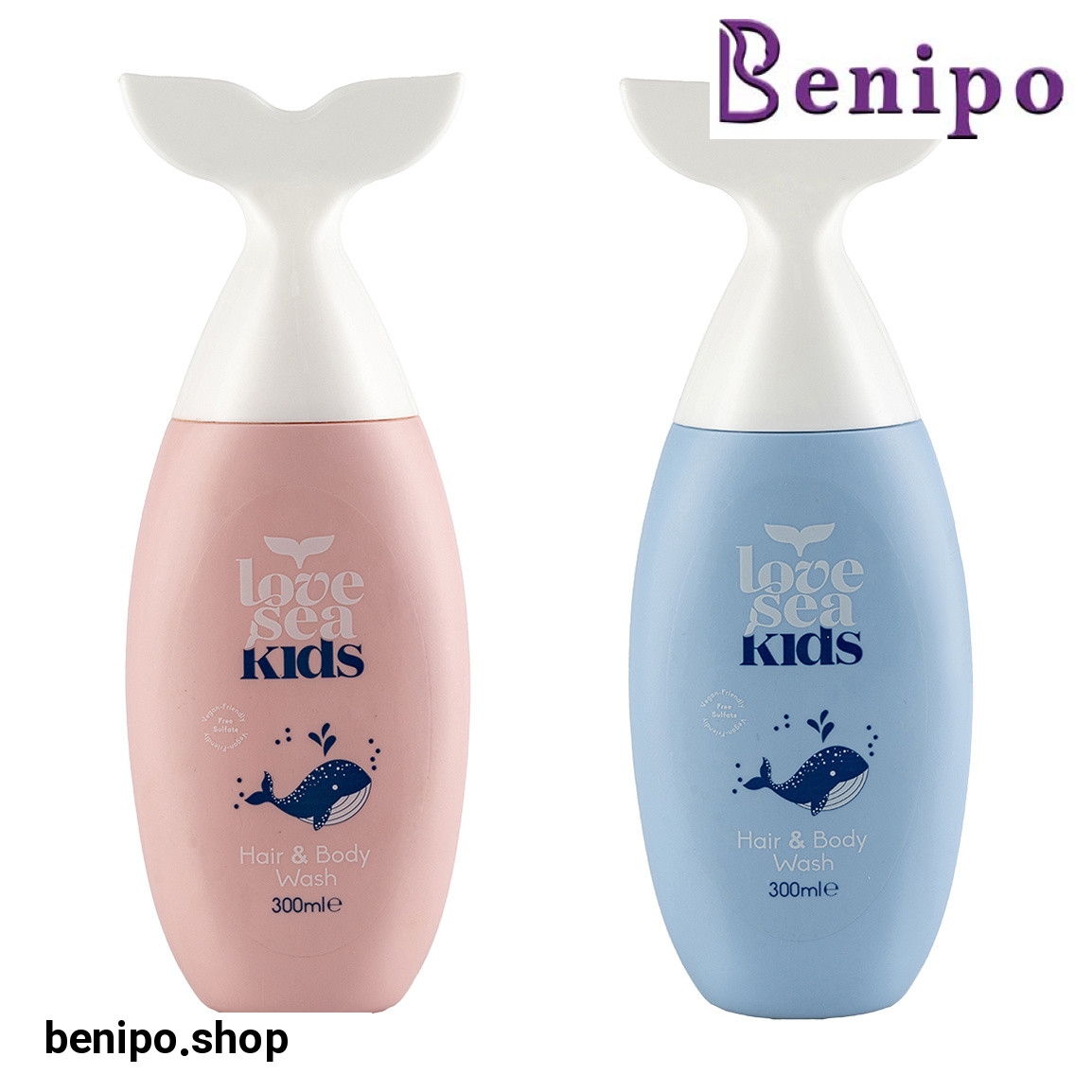 پک دو عددی شامپو سر و بدن کودک مدل پسرانه و دخترانه