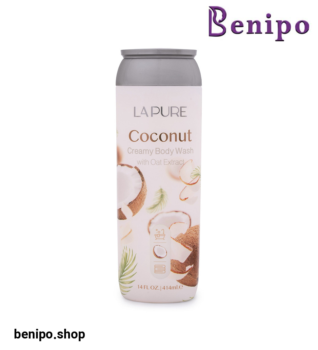 شامپو بدن کرمی مدل نارگیل حجم 414 میلی لیتر