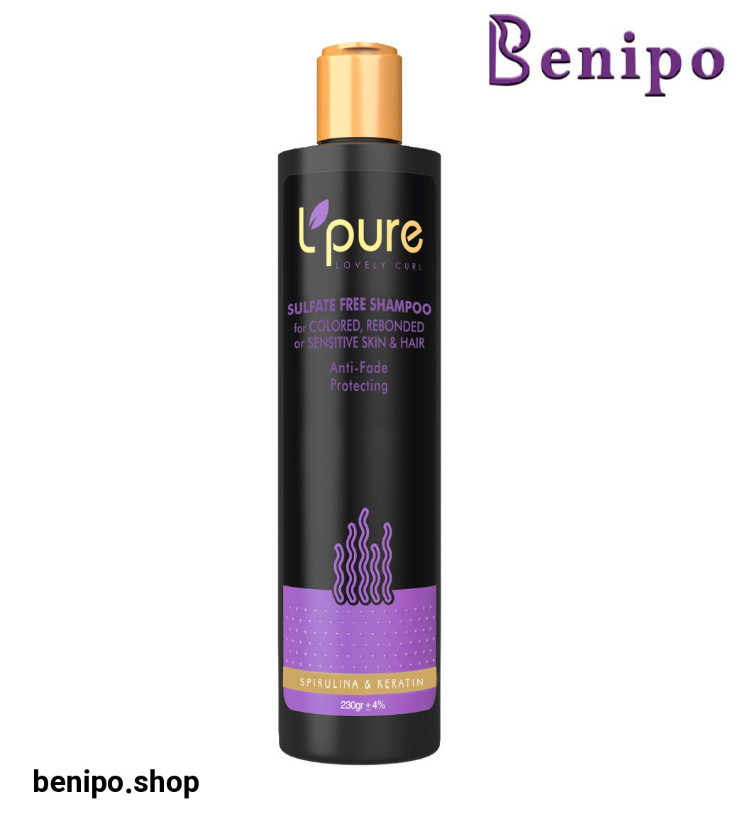 شامپو بدون سولفات مناسب موهای آسیب دیده و پوست سر حساس 230 میل