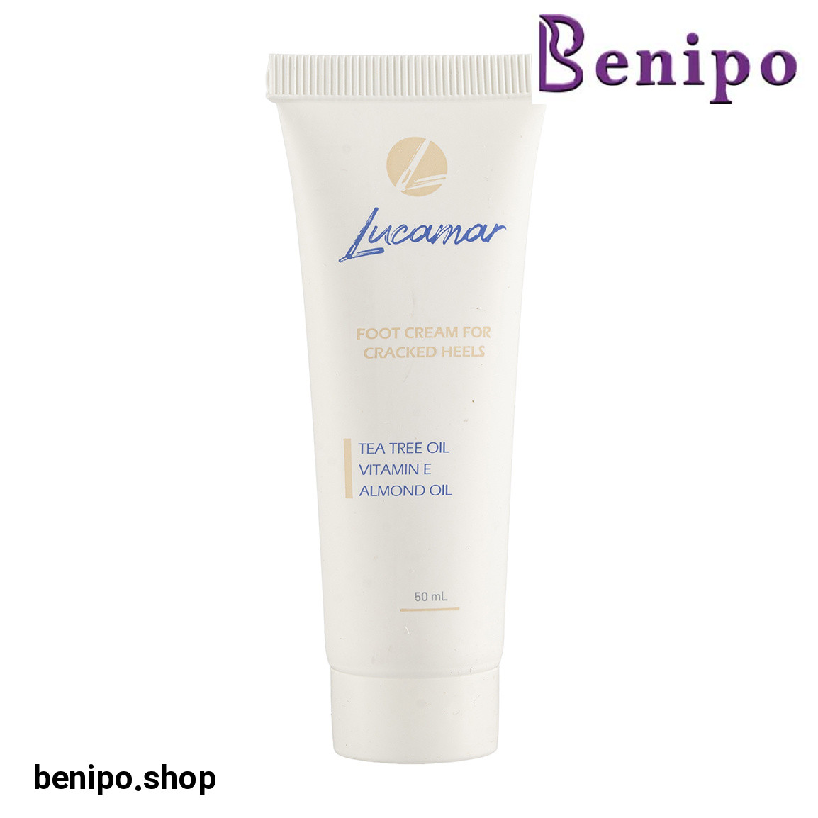 کرم ترک پا حاوی ویتامین E حجم 50 میلی لیتر